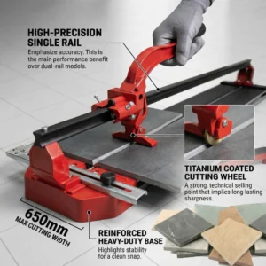 650mm Manual Single Rail Tile Cutter